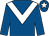 Royal blue, white chevron, royal blue cap, white star (Hh Sheikh Zayed Bin Mohammed Racing)