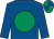 Royal blue, emerald green disc, emerald green and royal blue quartered cap (Norman Lake & Susan Carsberg)