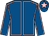 Royal blue, pink seams, pink star on cap (Brian Cahill)