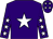Purple, white star, white stars on sleeves, purple cap, white stars (Mark Finnane)