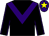 Black, purple chevron, purple seams on sleeves, purple cap, yellow star (Spellbound Syndicate)