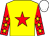 Yellow, red star, red sleeves, yellow stars, white cap (Michael J Power & Mrs S Shiels)