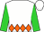White, orange diamond belt, lime sleeves (Julianna Woodson)
