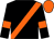 Black, orange sash, orange bars on sleeves, orange cap (Christine The Greek And Lucid Dream Racing)