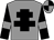 Grey, black cross of lorraine, black sleeves, grey armlets, grey and black quartered cap (Bishopsgate Syndicate)