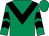 Emerald green, black chevron, chevrons on sleeves (Pali Pali Syndicate)