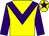 Yellow, purple chevron, sleeves and star on cap (Frank Green & Mike Roberts)