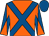 Orange, royal blue cross sashes, diabolo on sleeves, royal blue cap (Twenty Times Again Syndicate)
