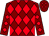 Maroon & red diamonds (Mrs Ann Marie McManus)