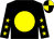 Black, yellow disc, black sleeves, yellow stars, quartered cap (Ksb Bloodstock, M Doughty & C Djivanov)