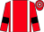 Red, white braces, red sleeves, black armlets, red and white hooped cap (Bumperstojumpers 2)