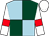 Light blue and dark green (quartered), white sleeves, red armlets, white cap (Lds Partnership)