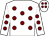 White, maroon spots (Patrick J Fahy)