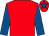 Red, royal blue sleeves, red cap, royal blue star (Hammer & Trowel Syndicate)