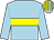 Light blue, yellow hoop, striped cap (P M O'Loughlin)