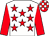 White, red stars, red sleeves, check cap (Kieran Purcell)