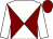 Maroon & white diabolo, white sleeves, maroon cap (Luke Comer)