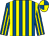 Royal blue & yellow stripes, quartered cap (SCTM Partnership)