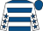Royal blue, white hoops, white sleeves, royal blue stars, royal blue cap (Business Moves Group And David White)