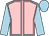 Pink, light blue seams, sleeves and cap (Steve & Mike Harris)