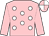 Pink, white spots, pink sleeves, quartered cap (De Zoete, Hoskins, Lewis & Nutting)