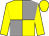 Grey & yellow quartered, yellow sleeves & cap (F Sommer)