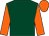 Dark green, orange sleeves and cap (M A S A)