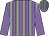 Mauve and grey stripes, mauve sleeves (Turf Talk Racing Club)