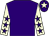 Purple, beige sleeves, purple stars, purple cap, beige star (Bruce Jamieson, Barbara Dean, Ruth Car)
