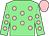 Light green, pink spots, pink cap (Mr Phil Hernon)