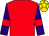 RED, PURPLE sleeves, RED armlets, GOLD cap, YELLOW star (Brown & Hathorns)