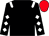 Black, white epaulets, diamonds on sleeves, red cap (The Black Type Partnership)