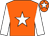 Orange, white star & sleeves, white star on cap (G McGurgan)