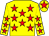 Yellow, red stars, yellow cap, red star (Declan Brennan)