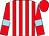 Red and white stripes, red sleeves, light blue armlets, red cap (The Red And White Stripes)