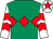 Emerald green, red triple diamond, white and red chevrons on sleeves, white cap, red star (Mr Patrick Chau)