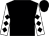 Black, white sleeves, black diamonds and cap (Cheerleader Racing)