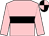 Pink, black hoop, pink sleeves, quartered cap (Lillingston Family)