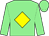 Light green, yellow diamond, light green cap (Colm Ryan)