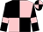 Black and pink (quartered), black sleeves, pink armlets (Mrs Pao, Mr Stafford & Mr Tucker)