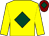 Yellow, dark green diamond, maroon cap, dark green diamond (Irving Struel Racing)