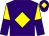Purple, yellow diamond, yellow and purple halved sleeves, purple cap, yellow diamond (Doc Redemption)