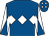 Royal blue, white triple diamond, diabolo on sleeves, royal blue cap, white diamonds (Sean M Murphy)