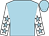 Light blue, white sleeves, light blue stars (Mrs Margaret Ferguson)