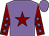 Mauve, maroon star, maroon sleeves, mauve stars and cap (Victoria Taylor & Family)