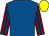 Royal blue, maroon and royal blue striped sleeves, yellow cap (C Instone, K Badger & J S Moore)
