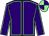 Purple, light green seams, light green and purple quartered cap (Don Sebastiao Partnership)