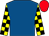 Royal blue, yellow and black checked sleeves, red cap (Messrs R Breitenbach, J Brooks & P O'doherty)