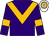 Purple, old gold chevron, old gold armlets on purple sleeves, white & old gold hooped cap (Mason Wu Shang Tun, Chan Man Hon & Matthew Chan Man Fung)