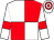 White and red quartered, white sleeves, red armlets, hooped cap (Tung Wah Buddies Syndicate)